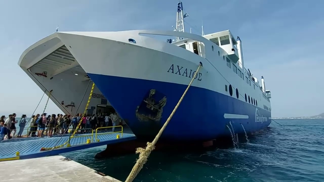 Αχαιός: Άφιξη και αναχώρηση στο Αγκίστρι!! // Acheos: Arrival and departure in Agkistri!!