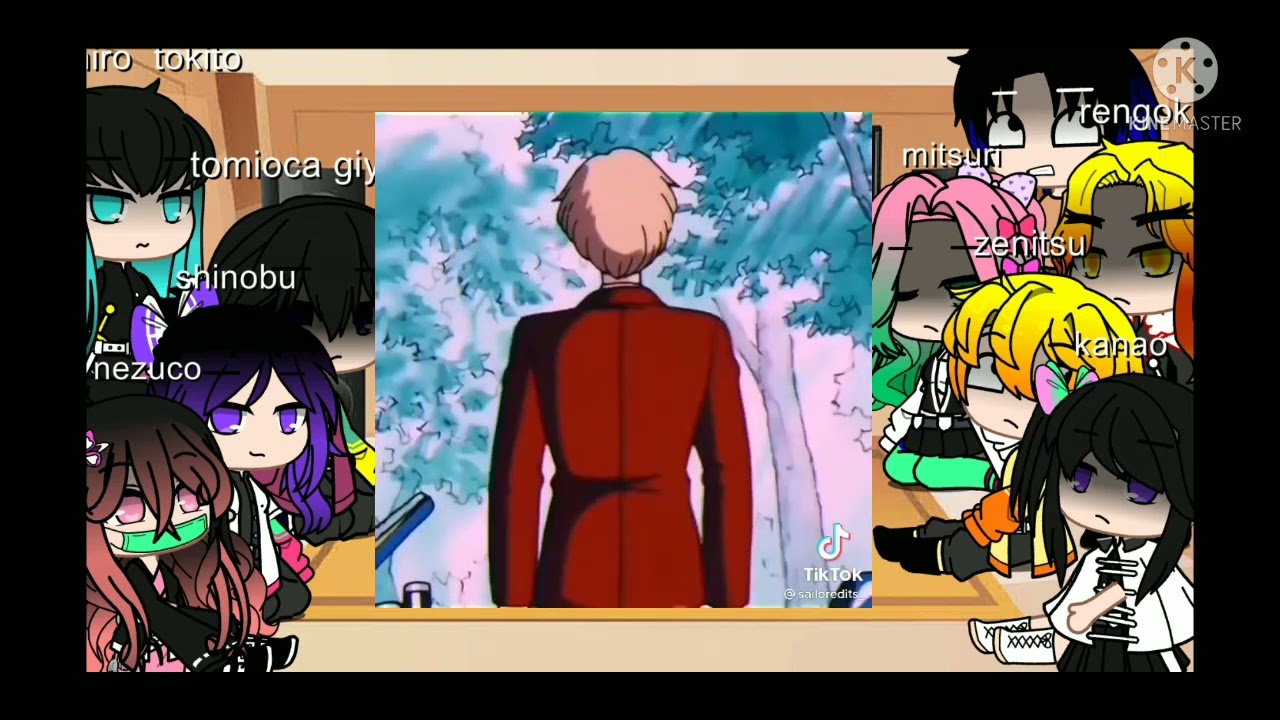 los pilares reaccionan el futuro de tanjiro ( tanjiro es sailor saturn ) 2/3