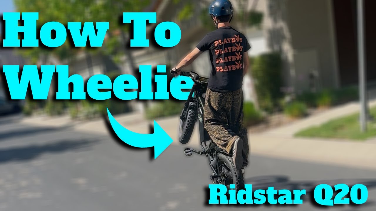 How to Wheelie a Ridstar Q20