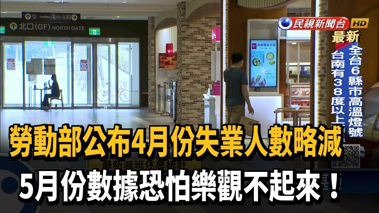 勞動部公布最新減班統計 數據比上期更慘烈－民視新聞