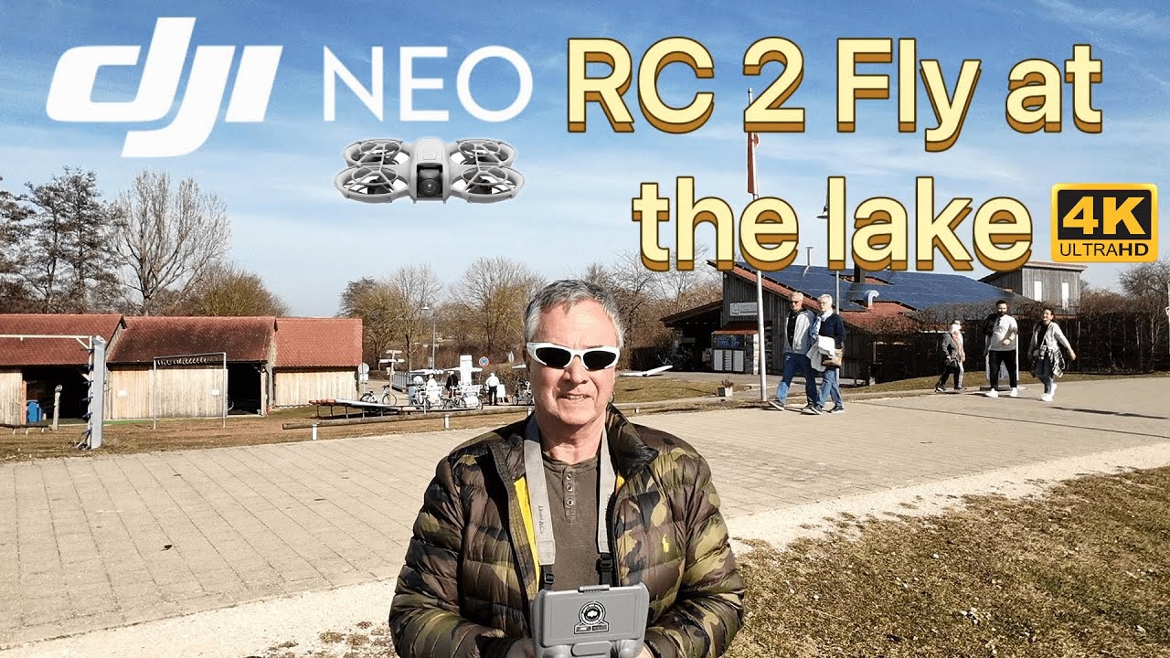 DJI NEO fly over the lake (Altmühlsee) with RC 2 Controller2