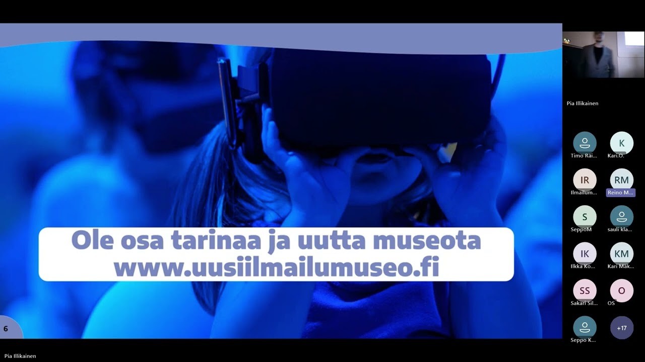 IMY auditoriojäsenilta Pia Illikainen ja Valeri Saltikoff Uusi Ilmailumuseo 2025 05 21