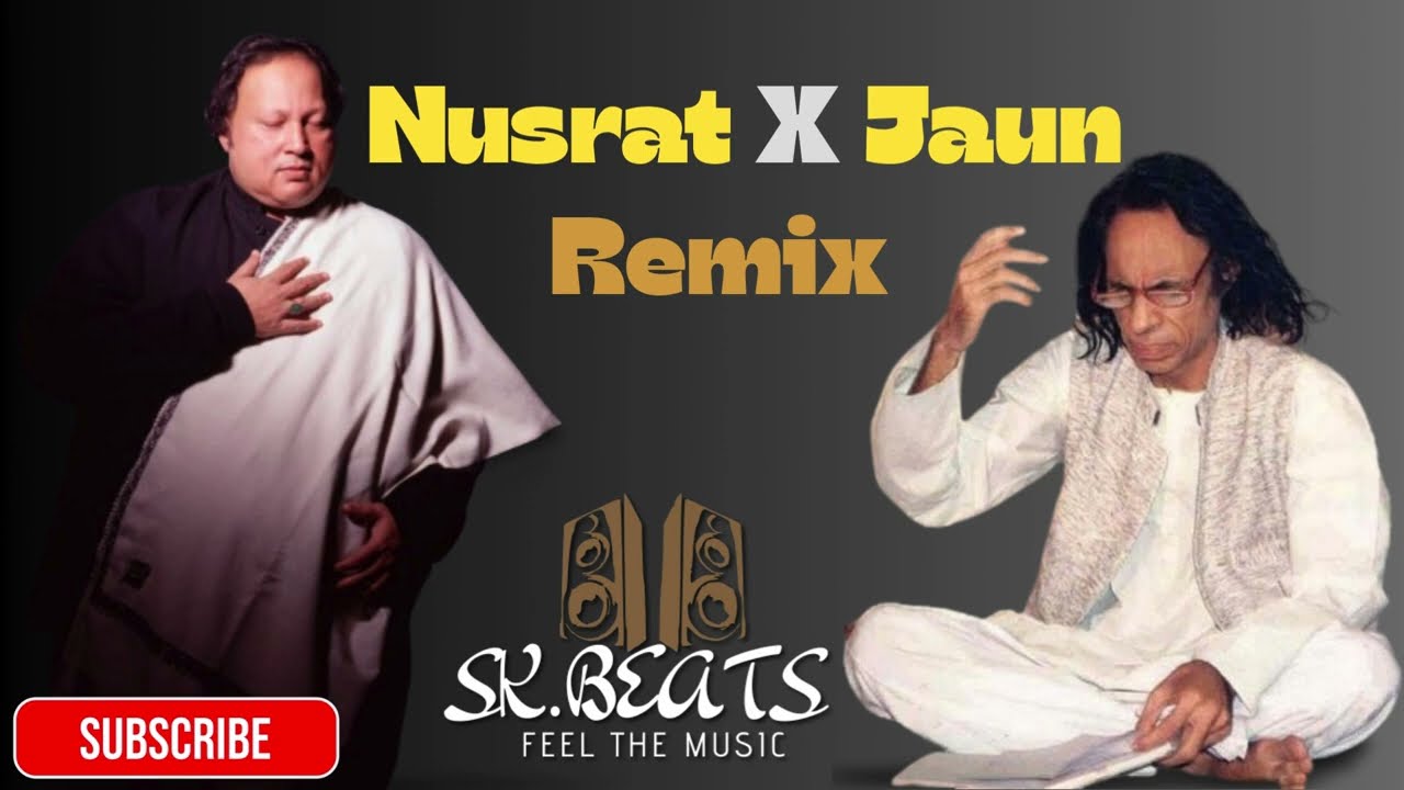Aaj Koi Bat Ho gye | Nusrat Fateh Ali Khan | Jaun Elia | SK.BEATS #remix2025 #urdupoetry #music