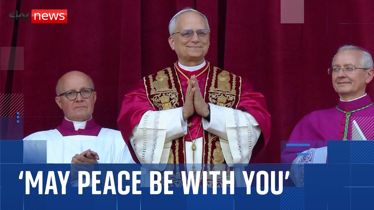 BREAKING: Leo XIV delivers first speech as pope to crowds in Vatican City