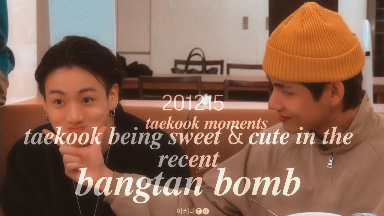 201215 taekook ~ taekook being sweet and cute in the recent bangtan bomb || taekook moments