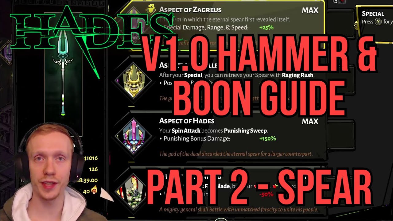 Hammer & Boon Guide for Spear /Hades v1.0/