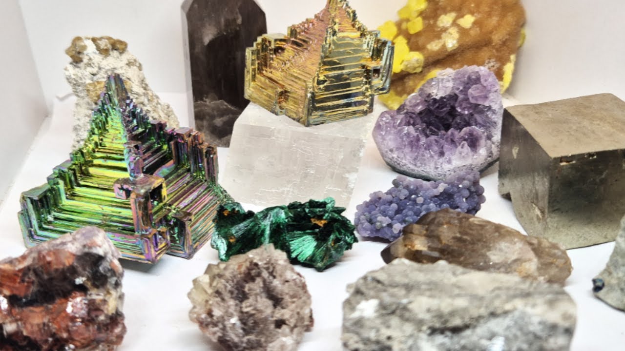 Mineraux bruts de collection