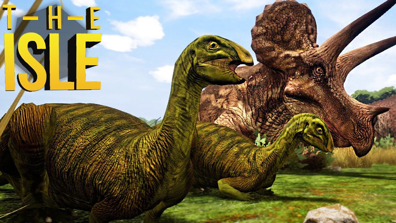 The Isle Realismo - Ataque De T-Rex, Manada De Herbívoros! | Dinossauros (#135) (PT-BR)