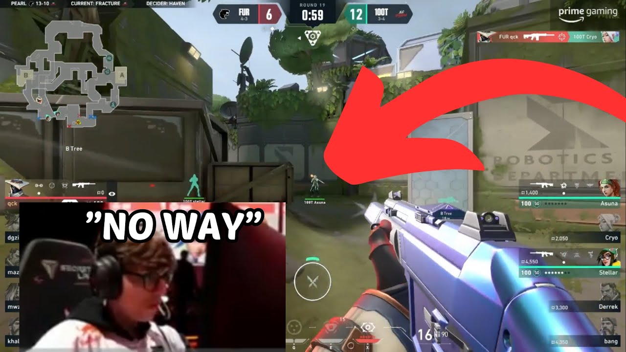 FUR Qck CLUTCH 1v3 Play Against 100T In VCT