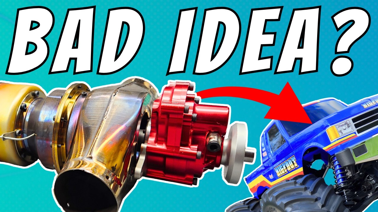 $3000 Gas Turbine In An RC Monster Truck?!