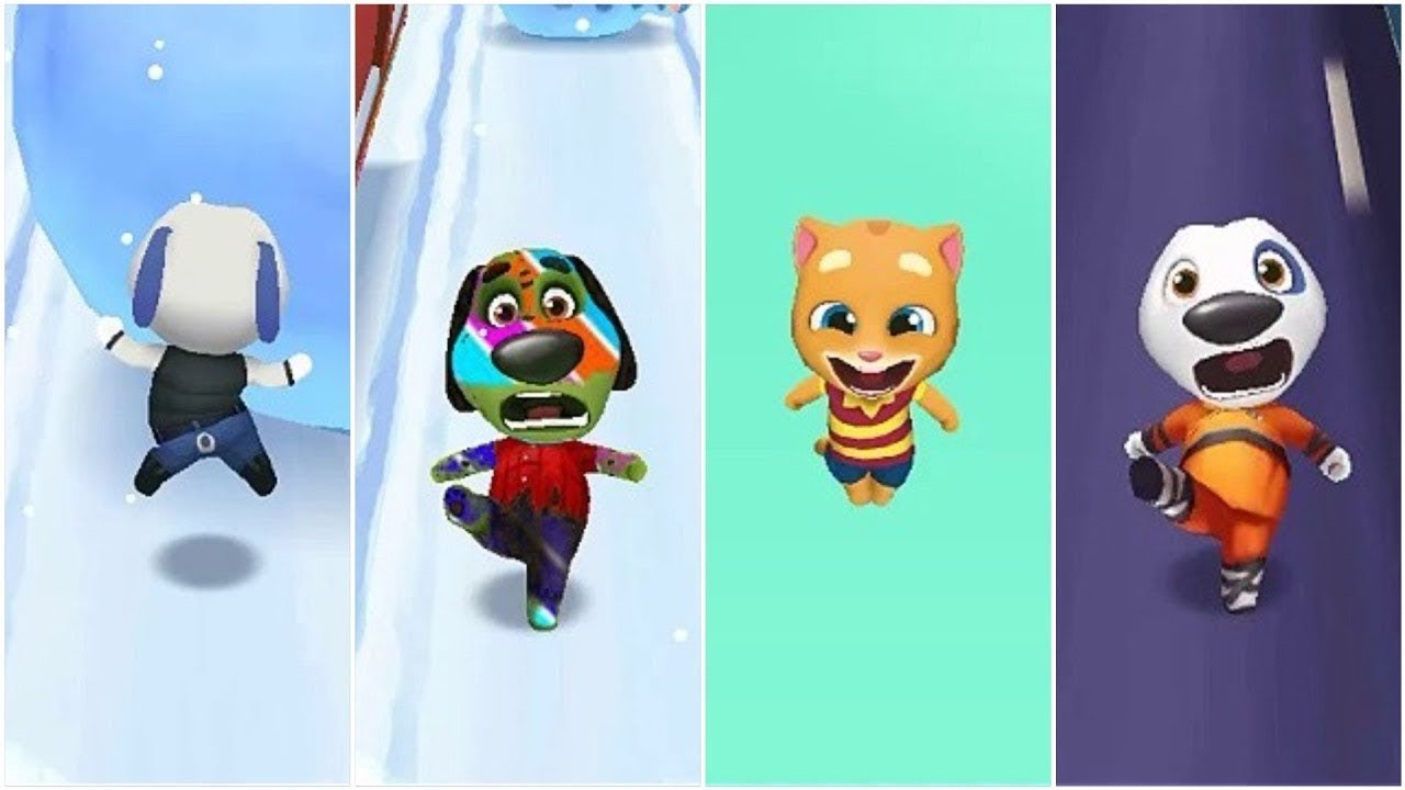 Talking Tom Gold Run - All Best Funny Fails
