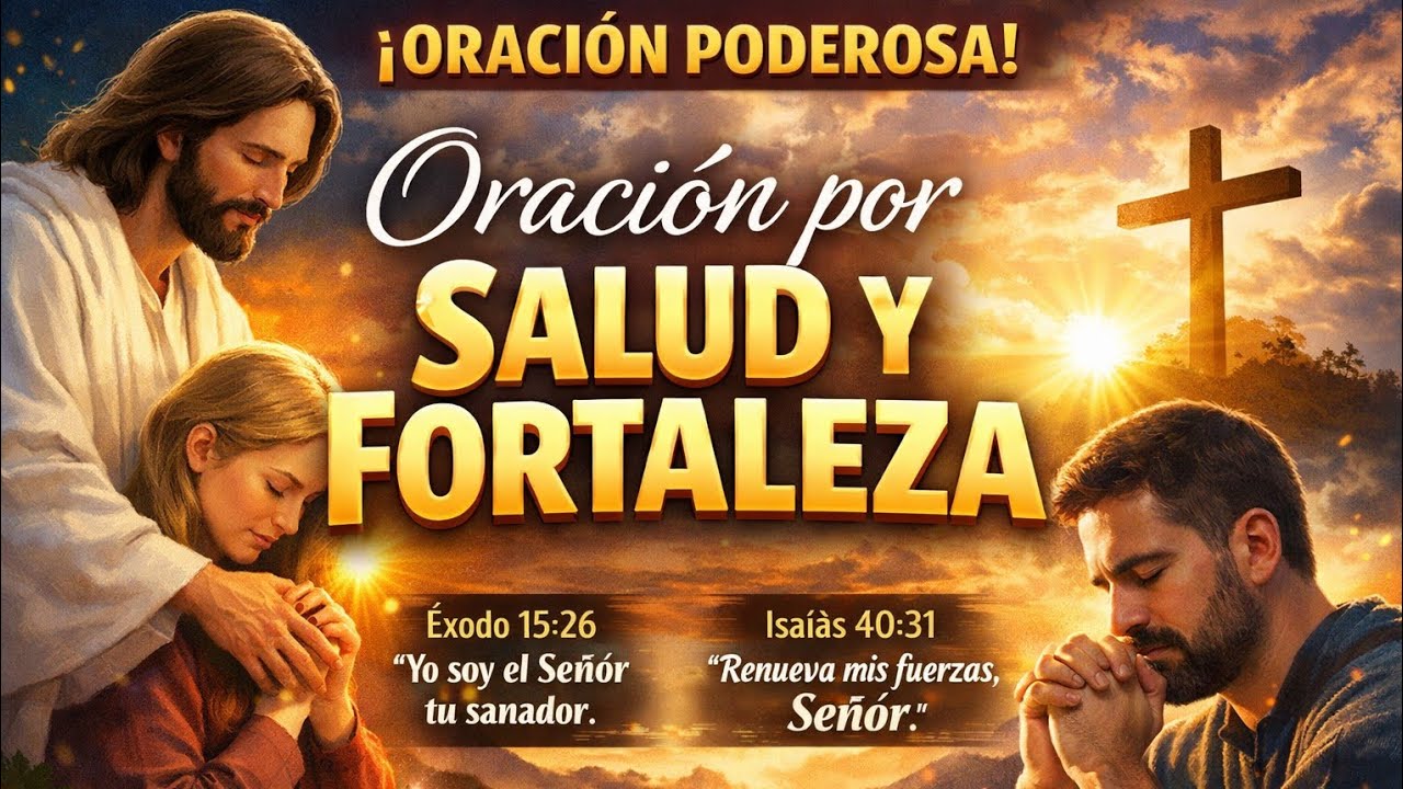 ORACIÓN PODEROSA POR SALUD Y FORTALEZA 🙏 SANIDAD, PAZ Y ENERGÍA NUEVA EN DIOS