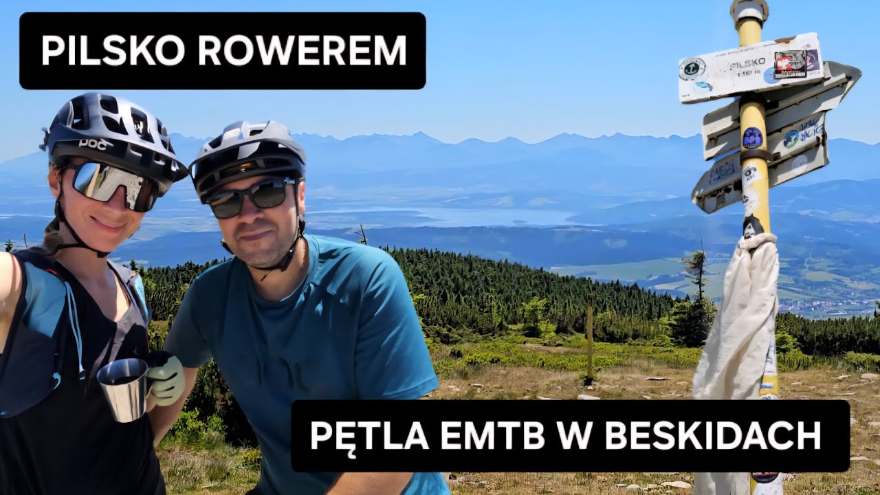 Pilsko rowerem emtb ebike góry Beskidy trip rowerowy trasa wycieczka rower elektryczny bike mountain