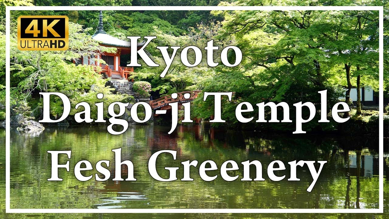 Daigoji is as beautiful in early summer with its green maple as it is with its cherry blossoms.