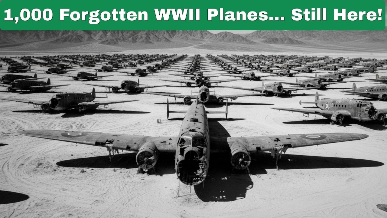 Inside the Massive American Plane Graveyard Where 1,000 WW2 Aircraft Still Sit Today