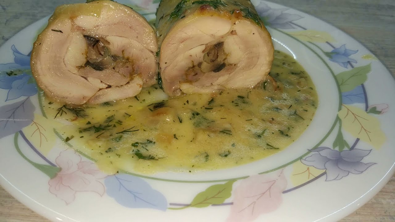 Как можно приготовить курицу на Праздничный стол? Куриные рулетики в духовке - очень вкусно!