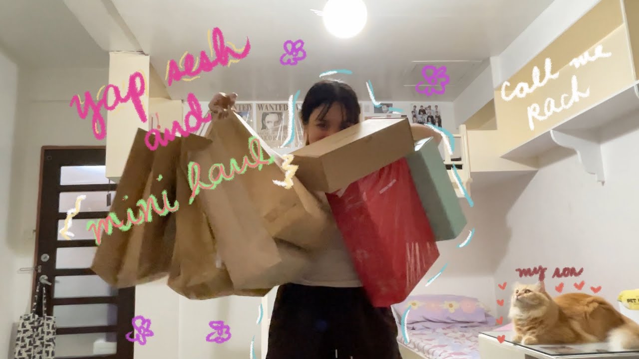 YAP SESH AND MINI HAUL IN MY RACHEL GREEN ERA