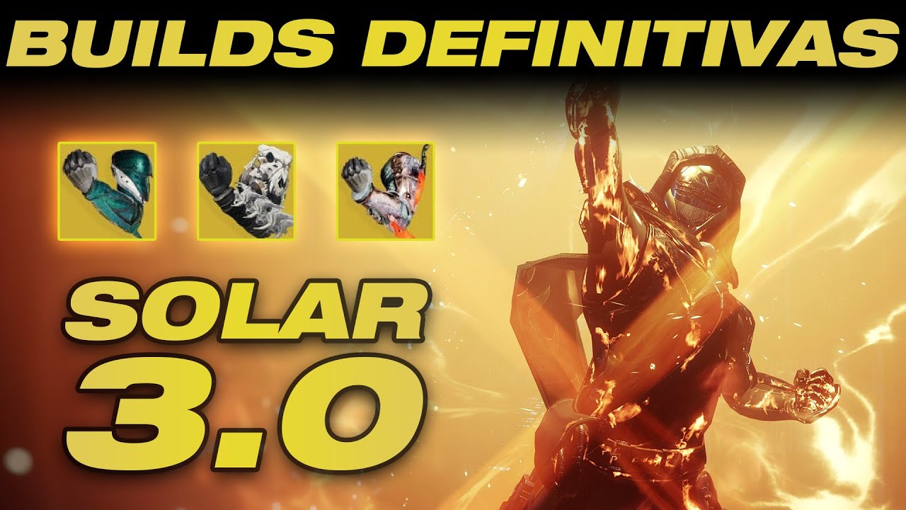 AS BUILDS DEFINITIVAS SOLAR 3.0 PARA CAÇADOR ft. @gustiny - Destiny 2