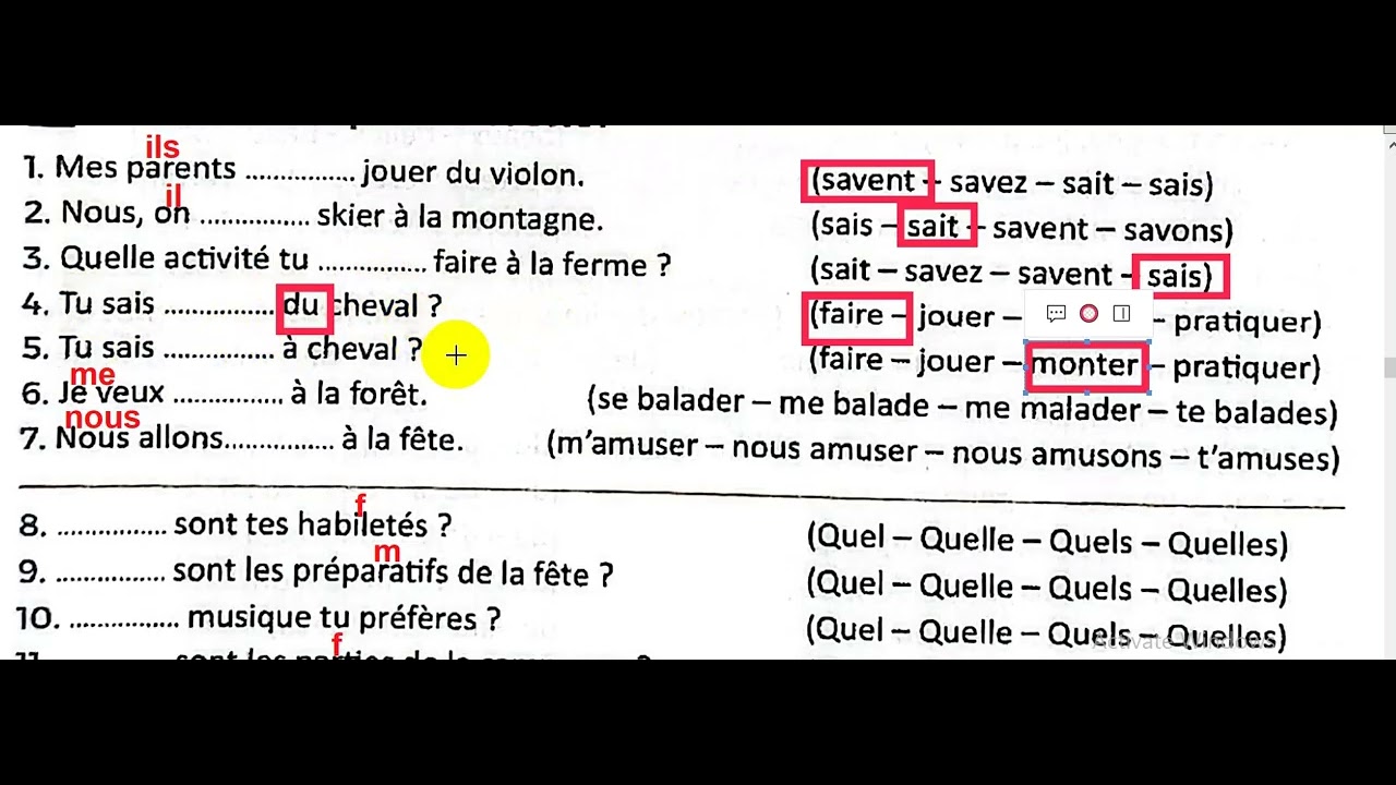 089  صفحه  89 Club @dos plus  اجابه كتاب  ميرسي  فرنساوي لغه ثانيه مراجعه نهائيه  ثالثه  ثانوي  2026