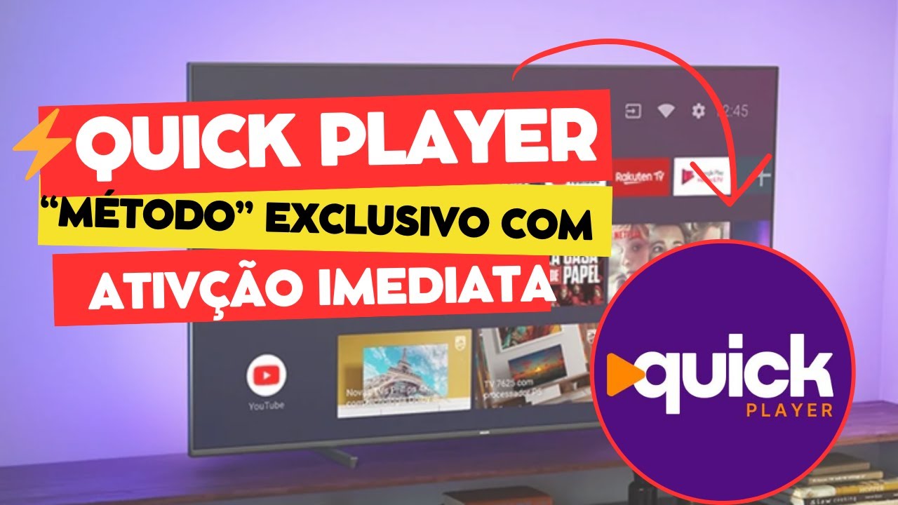 🔴QUICK PLAYER Como Ativar Licen&ccedil;a de Forma Simples e R&Aacute;PIDA - ATUALIZADO