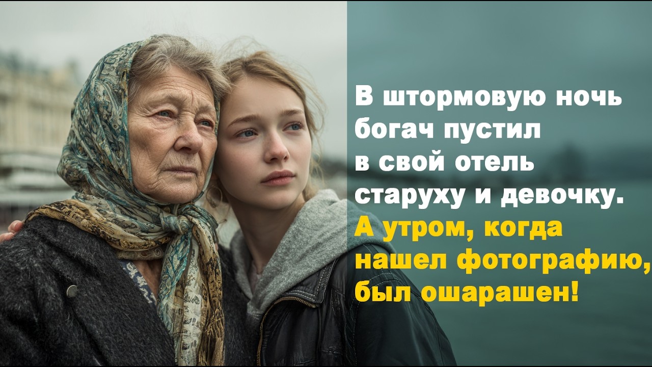 В штормовую ночь богач пустил в свой отель старуху и девочку. А утром, был ошарашен!