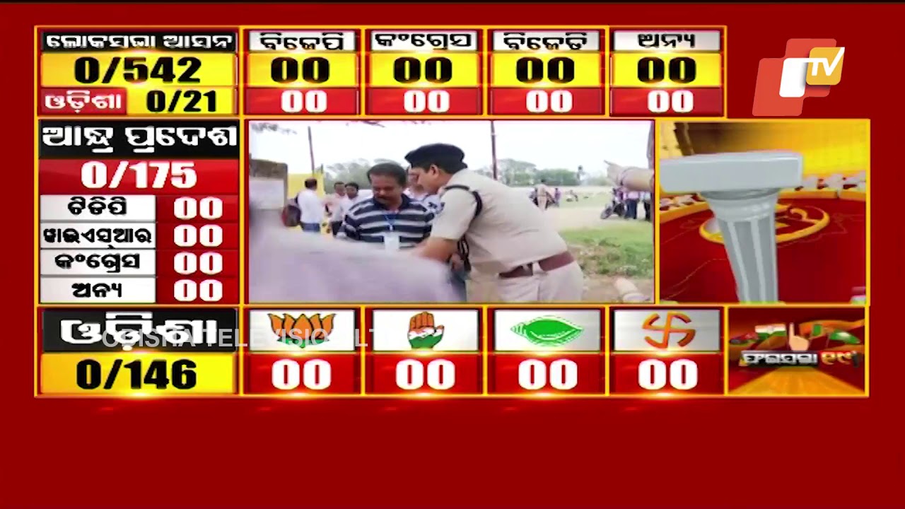 Election 2019 Results- Heavy security arrangement for counting of votes in Kendrapara