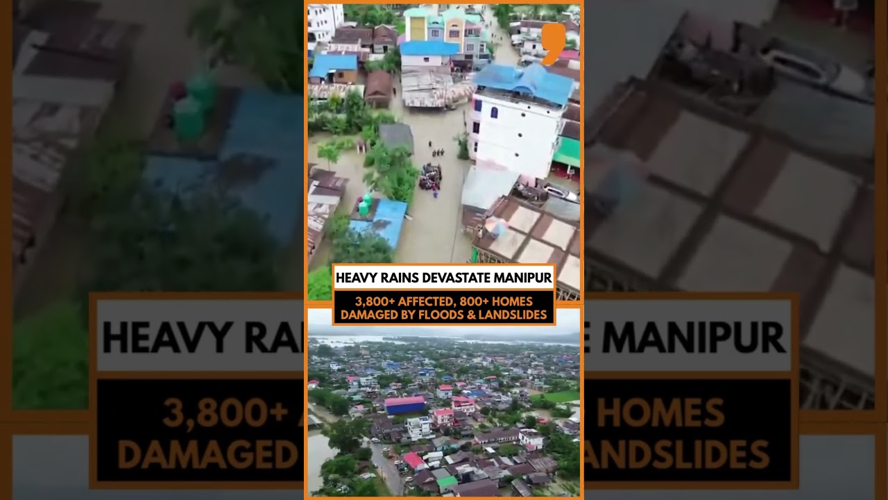 Heavy Rainfall Floods Manipur, Affecting Thousands and Damaging Hundreds of Houses | News9