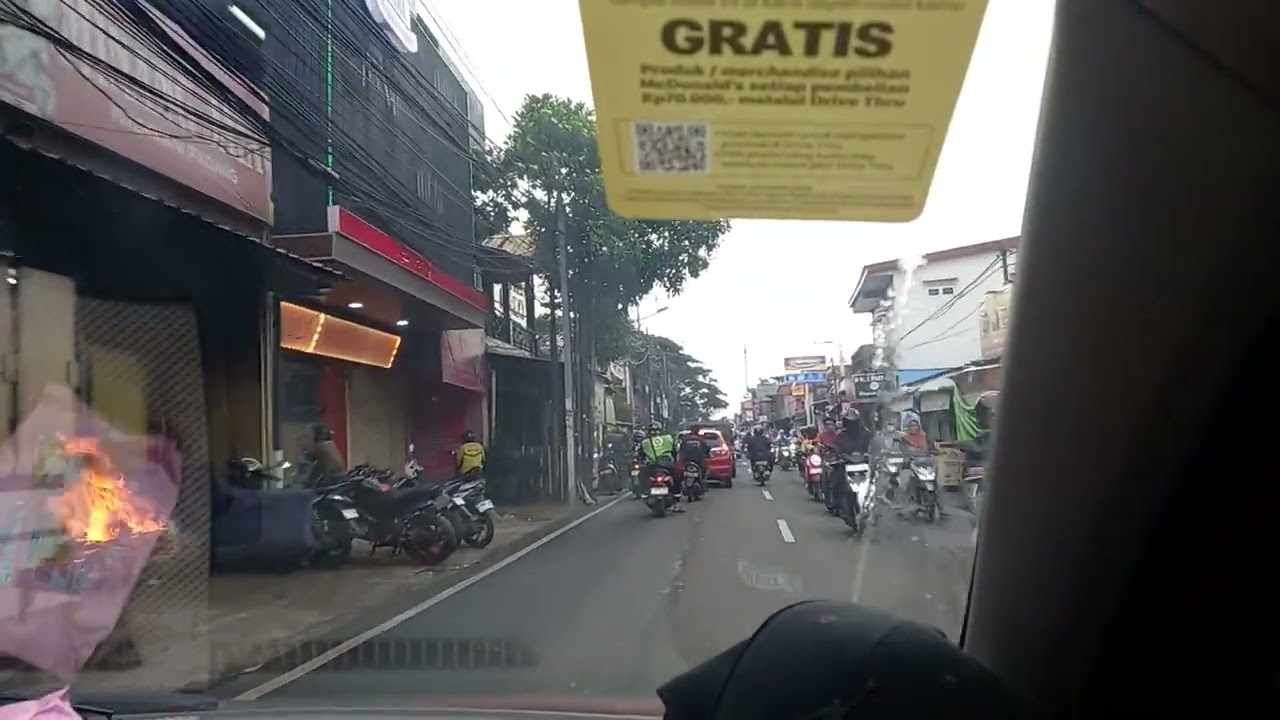 Dashcam pi bajemput nyonya😁