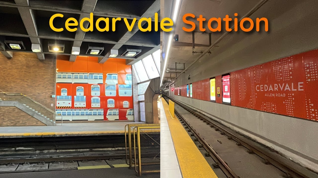 Toronto TTC LRT/Subway Station Exploration: Cedarvale Station 2/28/2026