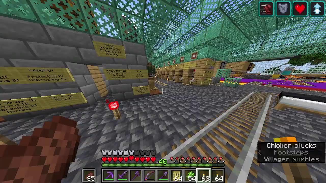 Grief Not Minecraft 1.21.4 - Working the castle