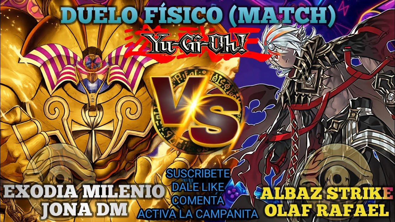 Exodia Milenio Gaia Competitivo VS Albaz Strike Competitivo Yu-Gi-Oh Duelo Físico 19 Marzo 2026