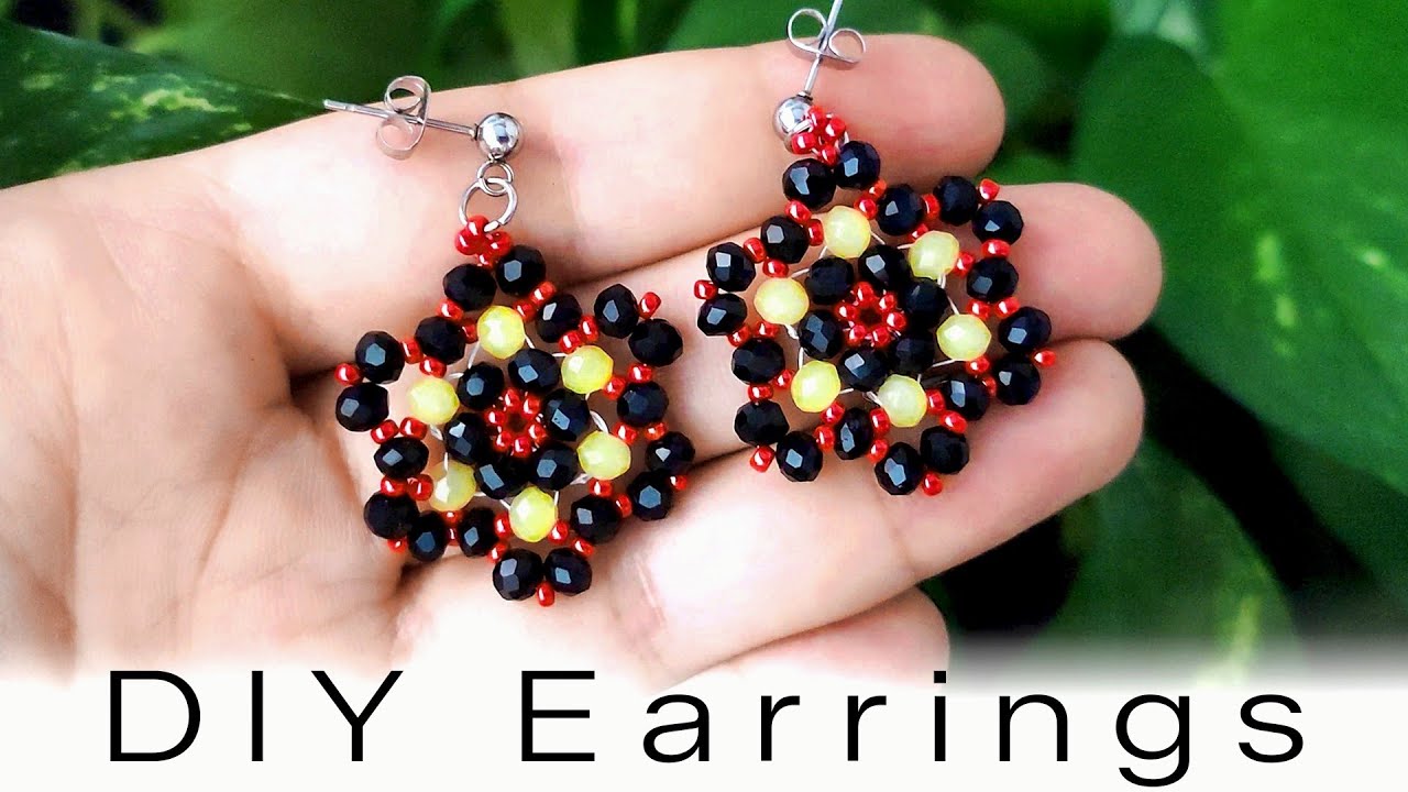 DIY Jewelry: Stunning Crystal & Seed Bead Earrings