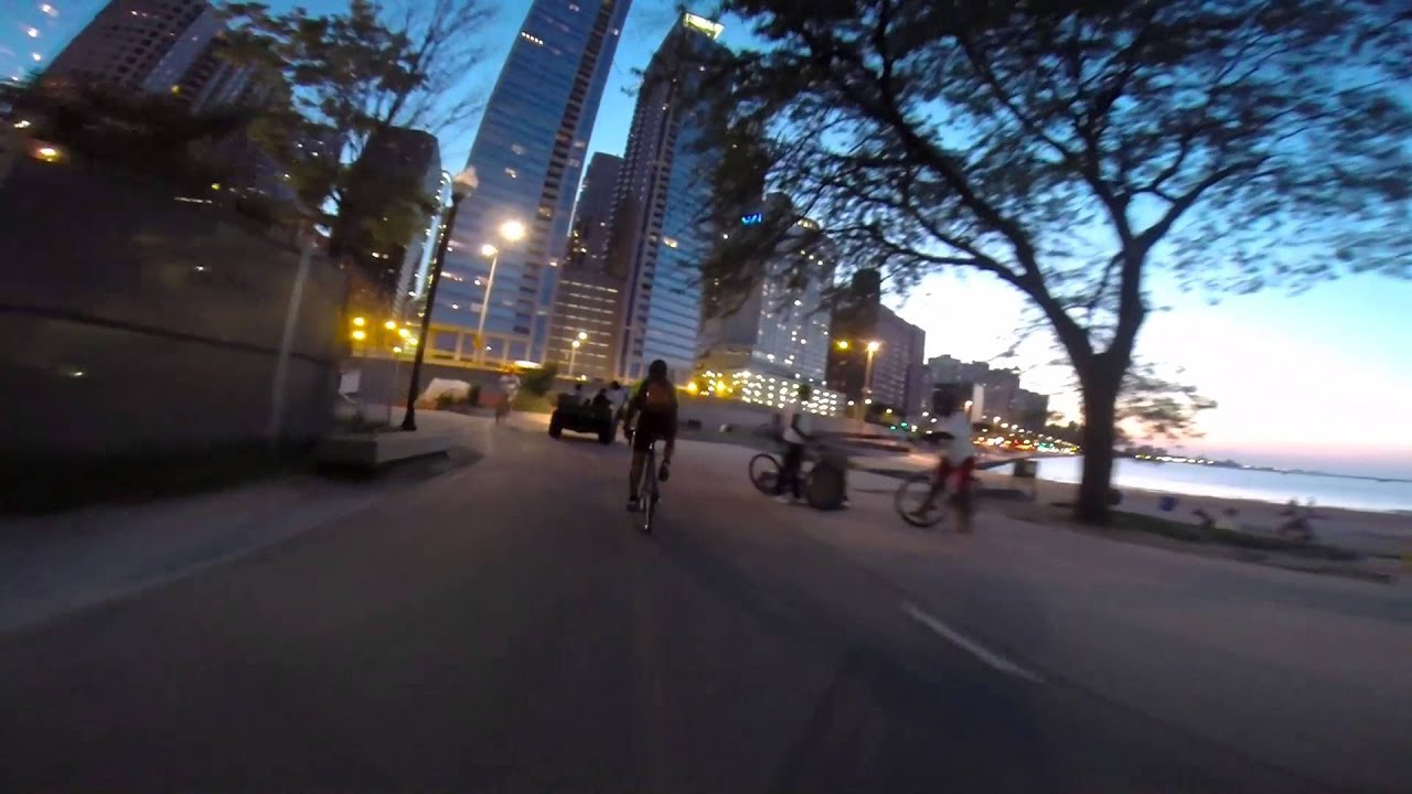 Bike Ride Chicago | Adler Planetarium to Fullerton & Ashland | GoPro Hero 3+