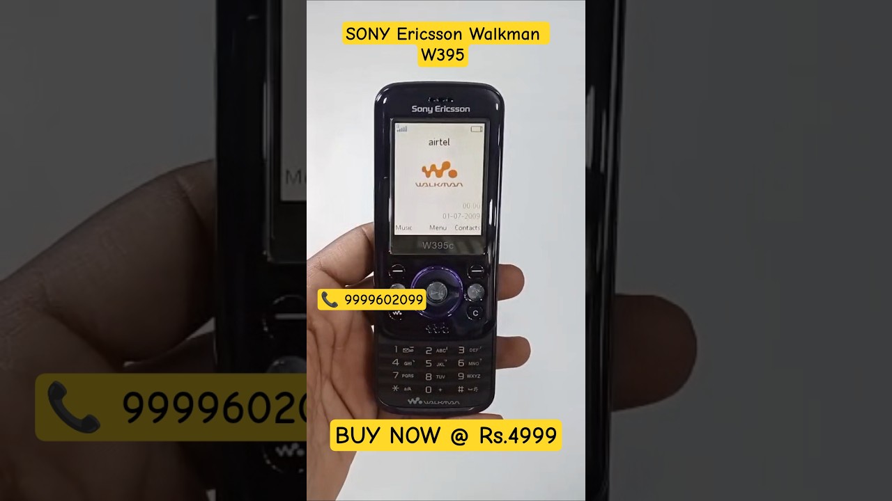 SONY Ericsson Walkman W395 Slide Phone @ Rs.4999 | Zoneofdeals.com | 