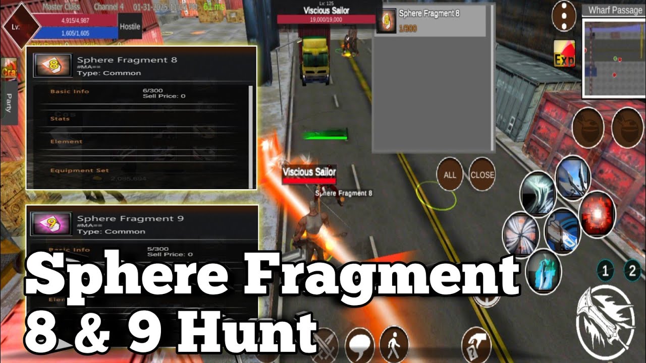 Collecting Sphere Fragments to Exchange for Level 77 & 87 Scrolls | Ran Mobile: The Master Class