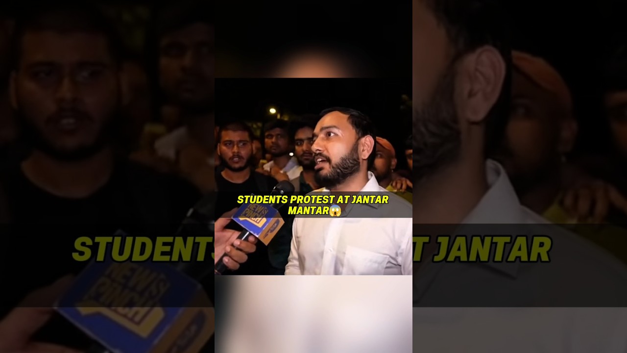 Students Protest At Jantar Mantar😱 #samridhimam #physicswallah #class10 #cbse #topper #pookie #yt