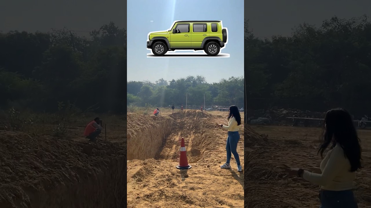 JIMNY off-road test - Maruti Suzuki Jimny Ascent & Descent Test? #jimnyoffroad  #Jimny #offroad