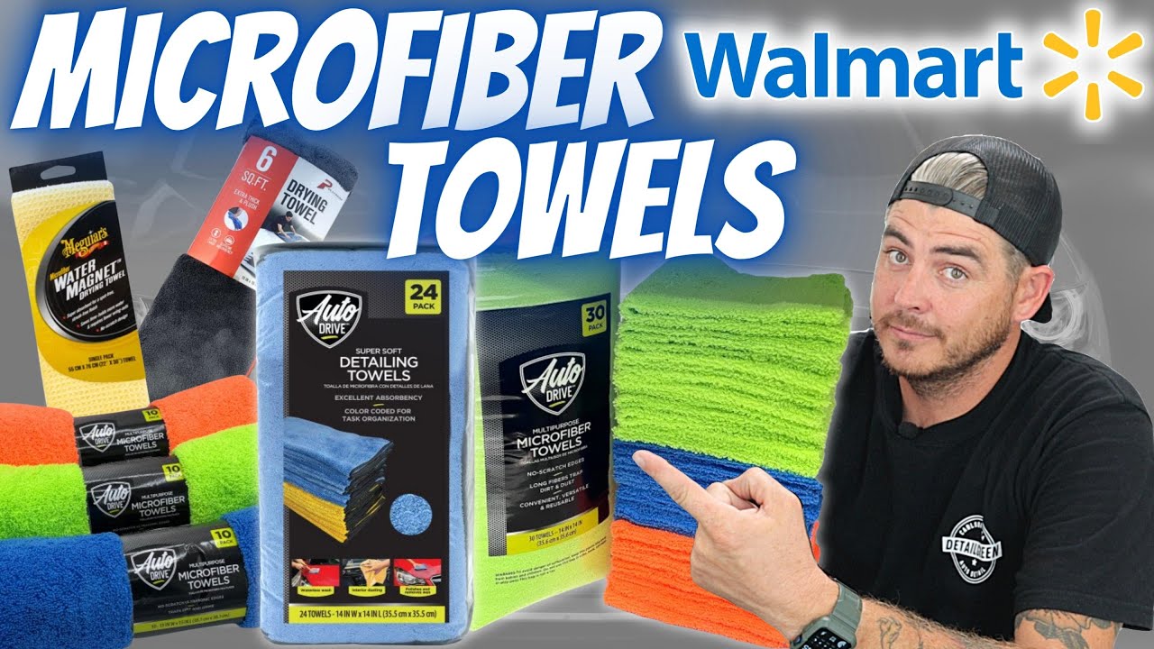 Best Car Detailing Towels at WalMart | Car Detailing Microfiber Towels
