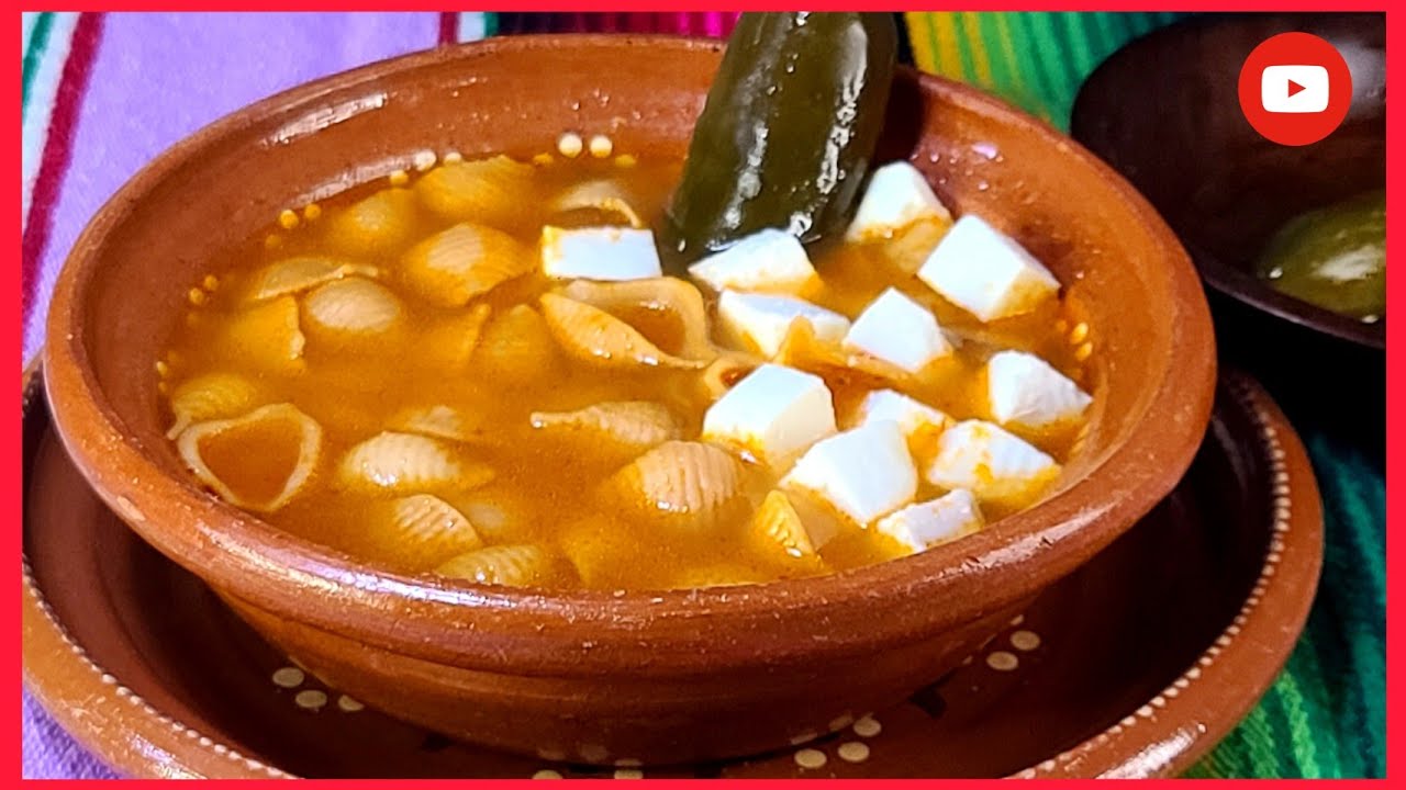 SOPA DE CONCHITA | RECETA DE SOPA DE CONCHITAS
