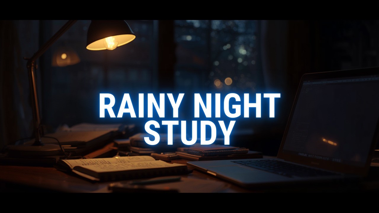 Rainy Night Study Music Deep Focus for Late Night Studying