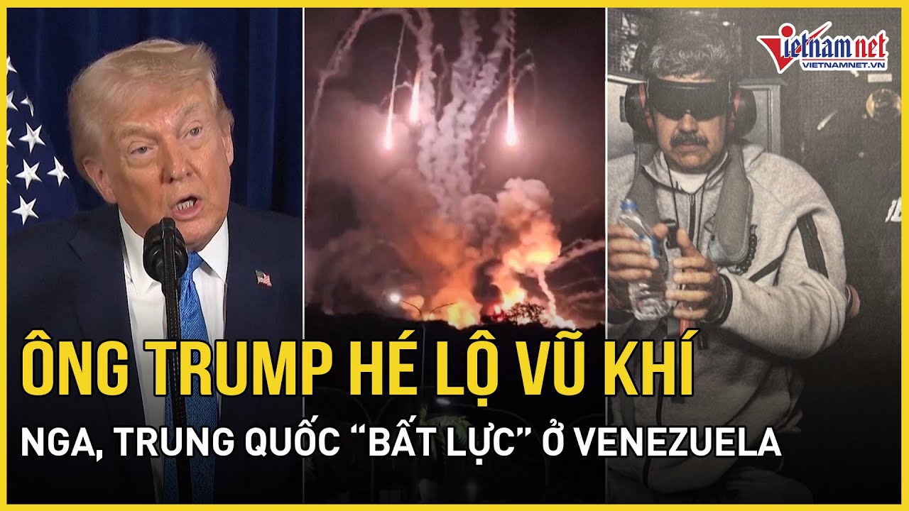 Nóng: Tổng thống Trump bất ngờ hé lộ loại vũ khí bí mật khiến Nga, Trung Quốc “bất lực” ở Venezuela