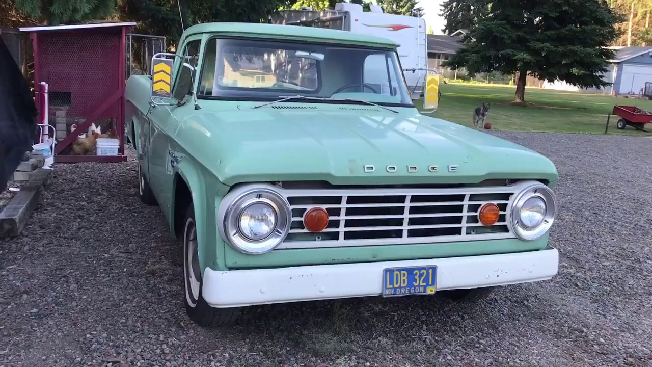 1966 Dodge D100 Pickup - Startup and Walk Around
