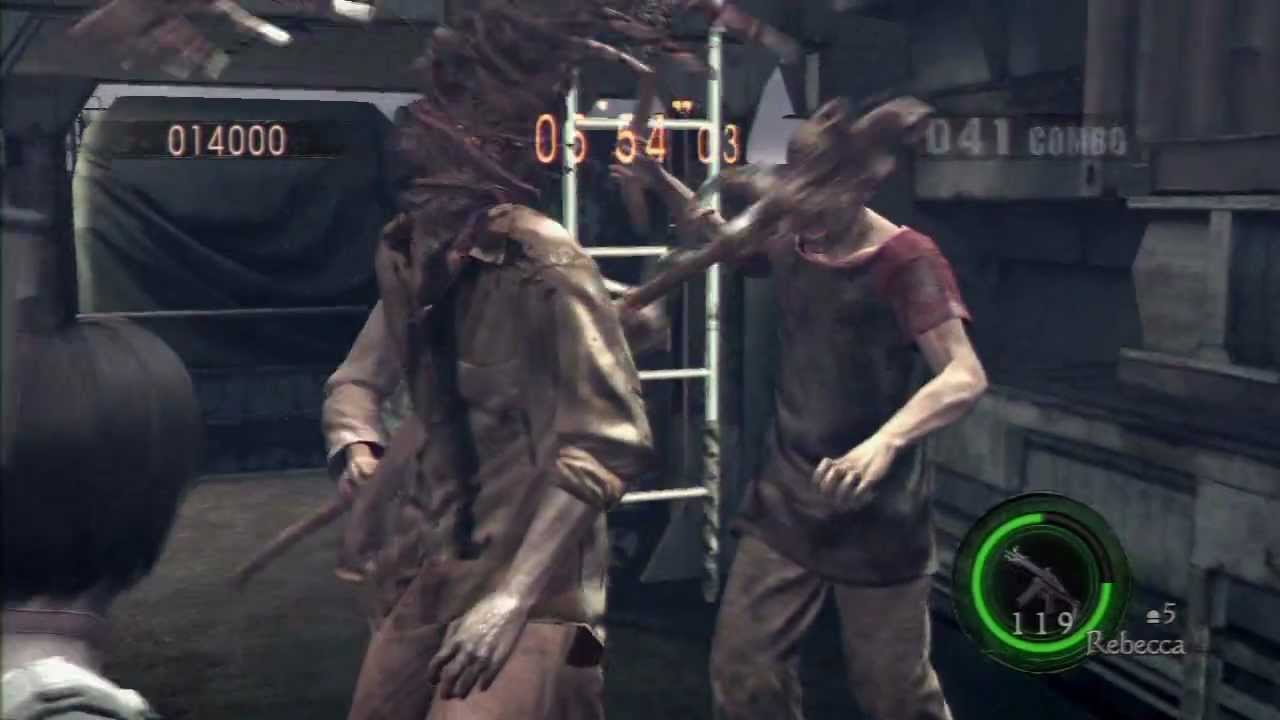 Resident Evil 5 Mercenaries Reunion Solo Ship Deck -  1,043,176(Rebecca)