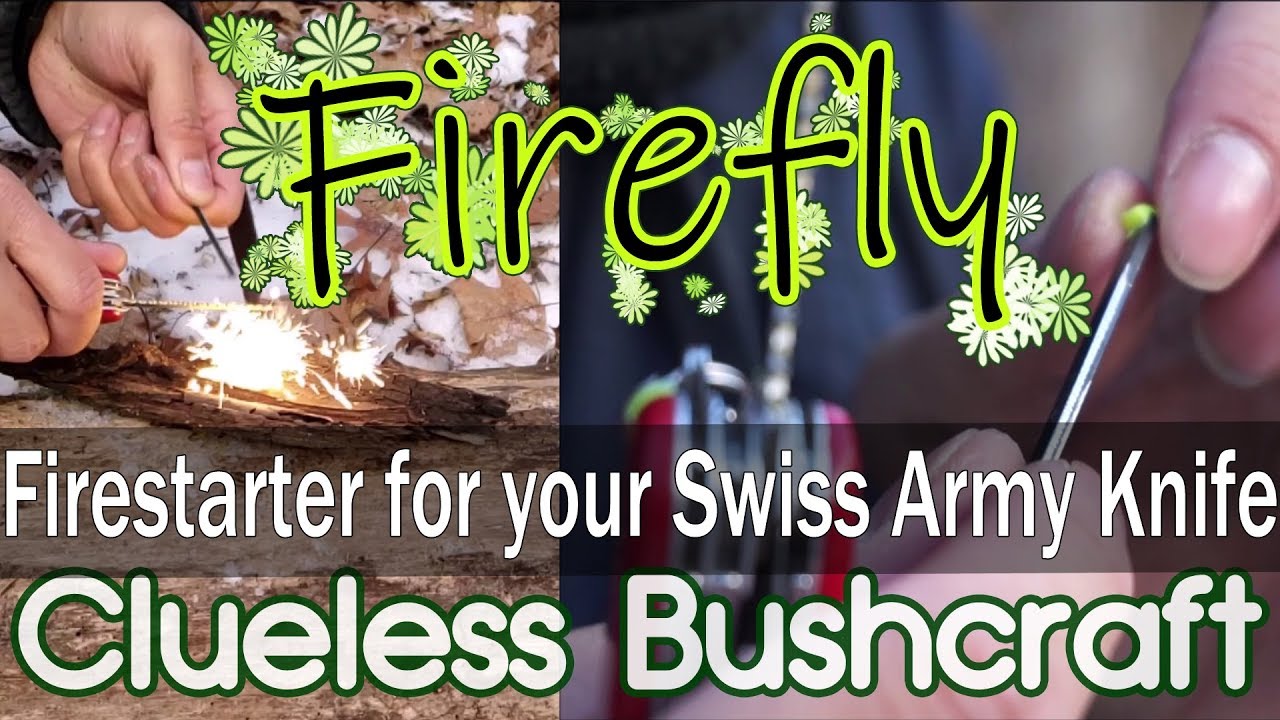 Firefly Firesteel - Firestarter Accessory for you Swiss Army Knife - Cooking and exploring the woods