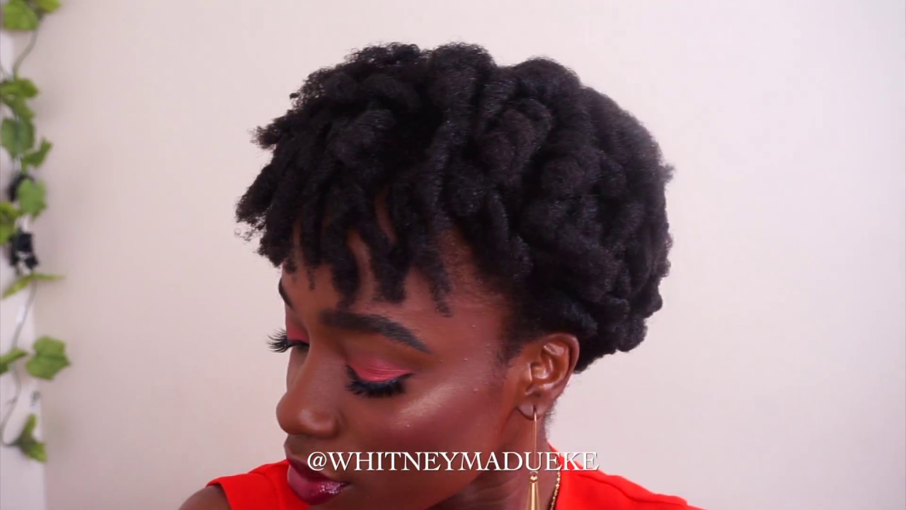 Curlformers on 4C hair - Whitney Madueke style video