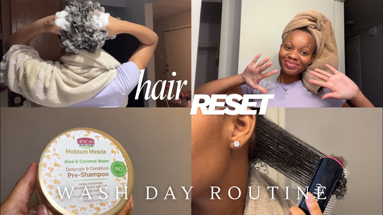 Washday Reset | hair care tips that ACTUALLY work + intentional reset + hair care