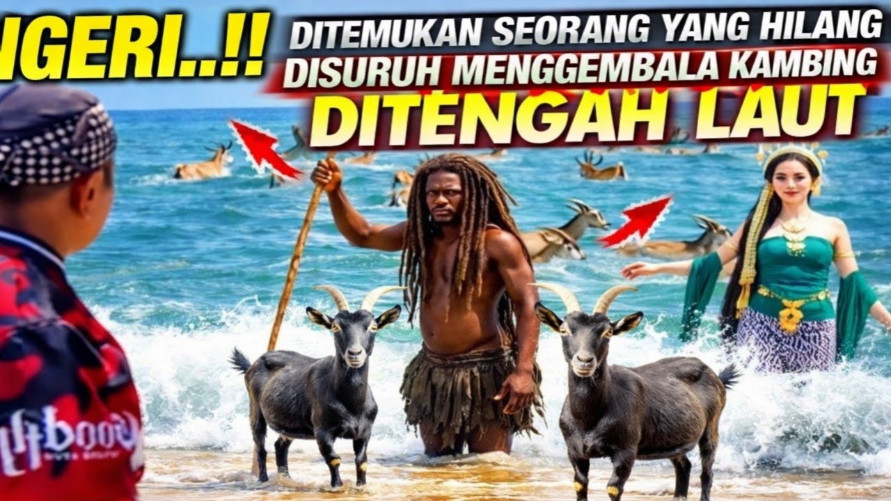 Ngeri.!! ditemukan seorang pemuda penggembala kambing di alam gaib di pantai selatan