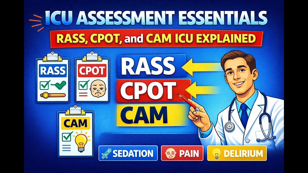 ICU Assessment Essentials - RASS, CPOT, and CAM ICU Explained