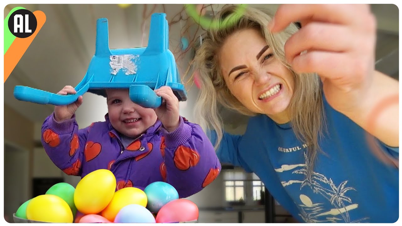 Ze laat EIEREN VALLEN (peuter)  // Tjits Vlog #768