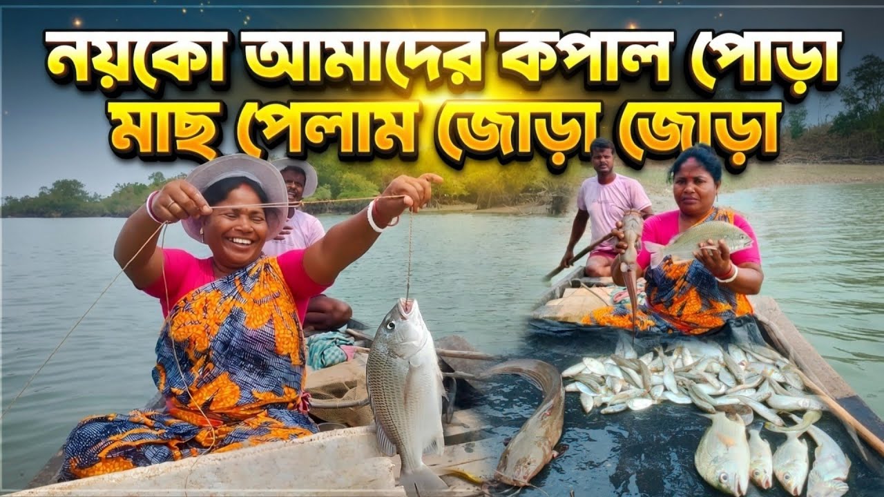 মরিচঝাঁপি জঙ্গলের সাইটে বরশির দোন পেতে, জোড়া জোড়া কান মাগুর,দাত্নে মাছ এবং আরো অন্যান্য মাছ পেলাম।